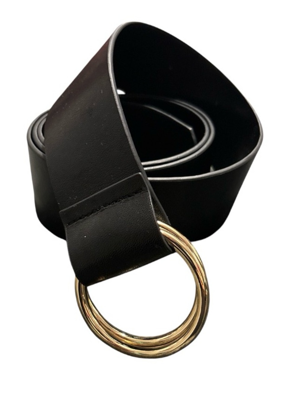 TED BAKER / B-LOW THE BELT Women's Black Tumble Belt NEW!